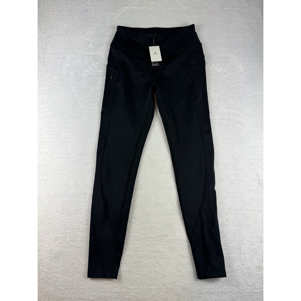 Baleaf Leggings Womens Small Black Stretch Athletic Gym Workout Training Pull On